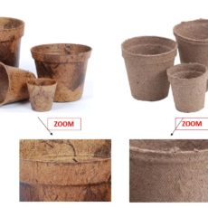 Jiffy pots vs natural fiber coco pots